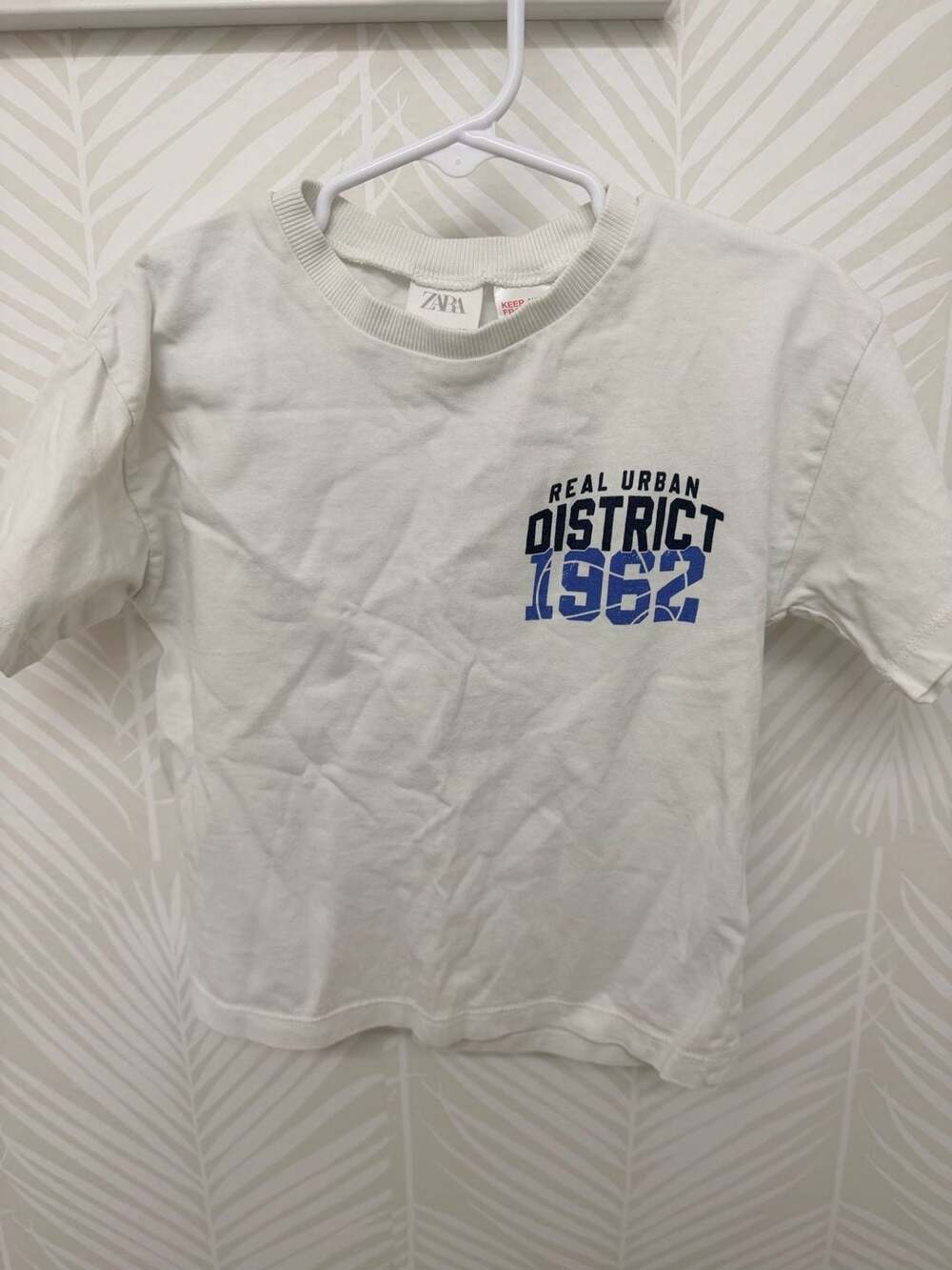 Zara Boys Real Urban District Basketball Graphic T-Shirt Size 4
